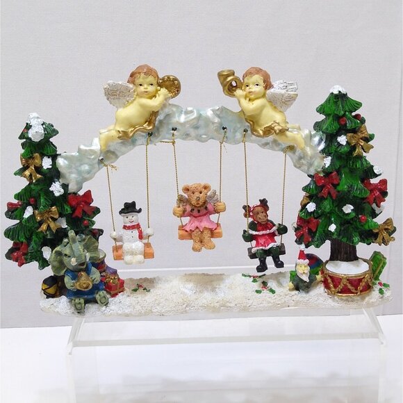 Angel Christmas Swing Cedar Creek Collection by Kirkland Stores Original Box EUC - Picture 1 of 12